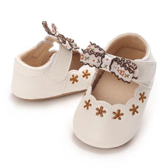 0-1year Baby Shoes Infant Pre-Walker Shoes Girls Princess Bow Shoes