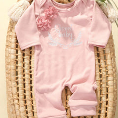 2pcs Newborn Rompers Spring Autumn Baby Girl Clothes Floral Cotton