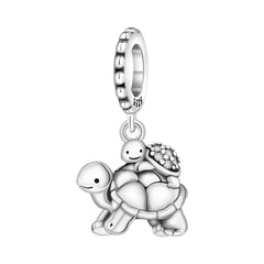 Hot Sale 925 Sterling Silver Dog Cat Cute Pet Animals Pendant Birthday Party Gift for Women Bangle Bracelet Necklace DIY Jewelry