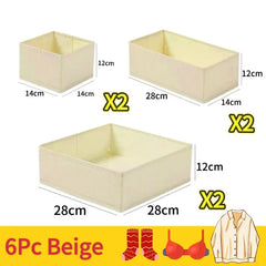 Underwear Organizers Of Cabinets And Drawers Wardrobe Clothes Bra Organizer For Underwear Socks Pants Home Foldable Storage Box