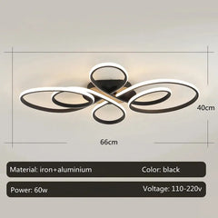 Low Floor Living Room Ceiling Lights Remote Control Modern LED Surface Mounted Light Fixture Dining Room led Ceiling Lamps Dimme