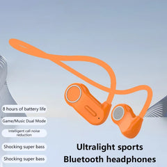 Wireless Bluetooth Earbuds Behind the Ear Sports Running Open-Ear Bluetooth Headphones with Ultra-Long Battery Life Waterproof