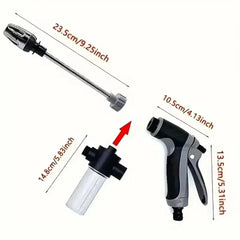 High Portable Automobiles Cleaning Tool Garden Lawn Watering Hose Nozzle Foam Lance High Pressure Sprinkler Water Gun Car Washer