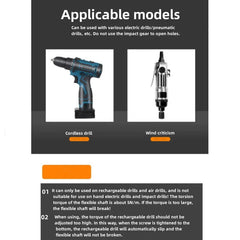 Electric Drill Screwdriver Bit Multifunctional Universal Snake flexible Hose Cardan Shaft Connection Soft Extension Rod Link