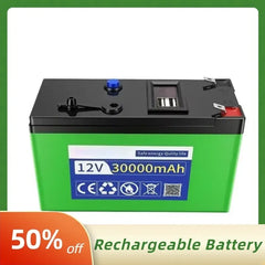 12V 30000mah Rechargeable Li-Polymer Battery Pack for Agricultural