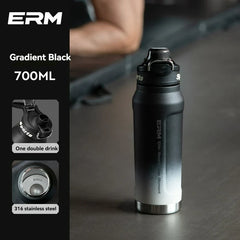 Insulated Water Bottle Stainless Steel Tumble Cycling Cold And Hot Flasks Double Wall Portable With Handle Sports Outdoor Cup