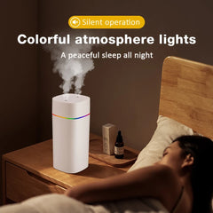 Portable USB Cool Mist Nano Sprayer 600ml Aroma Oil Diffuser for Home Car Electric Air Humidifier Mist Maker Light Aromatherapy