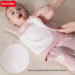 INSULAR Baby Cotton Swaddling Cloth With Caps Envelope Type Newborn Cartoon Envelope Anti-Startle Adjustable Bedding Item