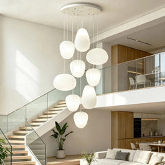 Nordic Home Decoration Stair Chandelier LED Pendant Lights Modern Ceiling Light Indoor Lighting Fixtures For Living Room Bedroom