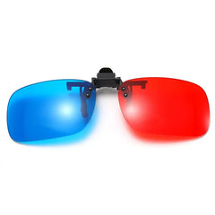 Wholesale Red Blue Green 3D Glasses Black Frame For Dimensional Anaglyph Movie TV Glasses For 3D Movies