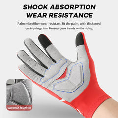 Vilico Professional Outdoor Cycling Gloves With Sensitive Touch Screen Shock Absorption Anti Slip Wear-resistant Riding Gloves