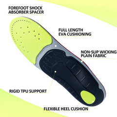 Plantar Fasciitis Orthopedic Insole Pain Relief Flat Foot High Arch Support Men Women Orthotic Insert Sport Shoe Sneaker Sole