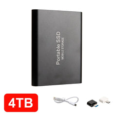 4TB Mini External Solid State Drive Portable SSD 8TB Hard Drive Small