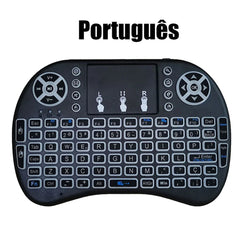 MRSVI i8™ Mini 2.4G Wireless Keyboard with Touchpad & 7-Color Backlit – Multi-Language, Air Mouse for TV Box & PC | FlipStylez LLC®