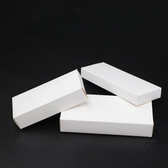 50Pcs/lot White Paper Packaging Box for Gift Products Handmade DIY Cookies Candy Gift Box Carton Package for Mobile Phone Case