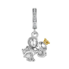 925 Sterling Silver Fashion Bee Honey Jar Sunflower Autumn Series