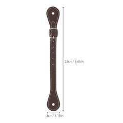 2Pcs Brown Spur Straps Adjustable Unisex Riding Boot Straps Horse Accessories English Riding Gear