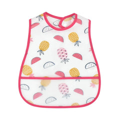 2023new Cartoon Pattern EVA Waterproof Pocket Lunch Feeding Bibs