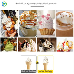 Customized Ice Cream Making Machines 22-28L/H Icecream Maker 3 Flavor Commercial Soft Serve Ice Cream Machine for Business Price