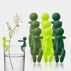 3 Colorful plant stand - The plastic flower stand features a unique design，Convenient for plant cultivation and flower storage，V