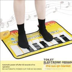 Adult Electronic Piano Game Toilet Carpet Fun Stress Relief Music Rug