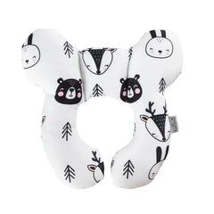 New Baby Pillow Protective Travel Car Seat Head Neck Support Pillows Newborn Children U Shape Headrest Toddler Cushion 0-3 Years