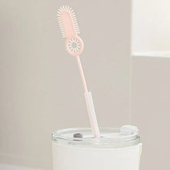 2Pcs Reusable Straw Cleaning Brush Long Household Drinking Straw Cleaner Brush Cleaning Tool Bottle Cleaning Brush