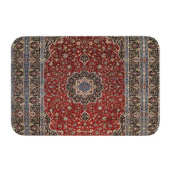 Moroccan Berber Rug Boho Style Front Door Mat Anti-Slip Antique Bohemian Geometric Doormat Floor Bathroom Entrance Rug Carpet
