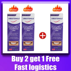 Purple Instant Teeth Whitening Pen Tartar Toothpaste Clean Teeth Stains No Sensitivity for Clearer Brighter Smile Cavity Care bd