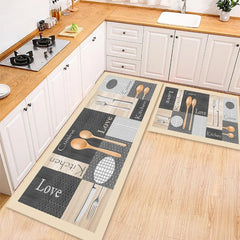Kitchen Rug Non Slip Kitchen MatWashable Anti Skip Kitchen RugVivid Colors Kitchen CarpetHome Decorative Washable RugHome Gift
