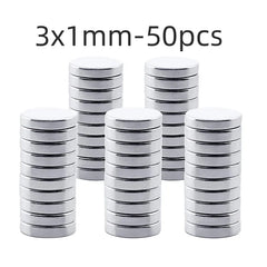 Strong Round Magnets for Fridge, DIY, Projects, Science, Office 3x1 3x2 5x1 5x2 8x1 8x2