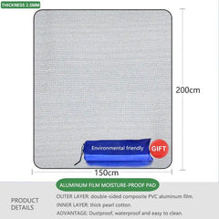 Outdoor Camping Foam Foil Mat Portable Moisture-proof Pad Picnic Beach Mat Aluminum Insulation Sleeping Pad Camping Supplies