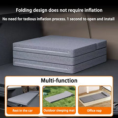 Car Mattress Camping Bed Folding Bed Travel Sleeping Pad Office Rest