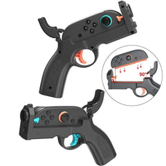 1Pair Shooting Game Gun For Switch 2 Left and Right Controller Shooting Gunstock Hand Grip For NS2 Gaming Accessories