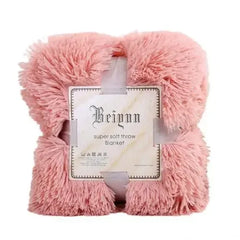 80x120cm Soft Fluffy Shaggy Warm Bed Sofa Bedspread Bedding Sheet Throw Blanket Travel Patchwork Bedspread