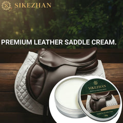 Premium Leather Saddle Cream - Anti-Crack & Waterproof Conditioner for Equestrian Tack, Horse Saddles, Bridles, Boots