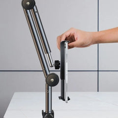 Tablet Stand Adjustable Foldable Tablet Stand Holder with 360 Degree Rotation for 4-12.9inch Phone Cellphone Tablet