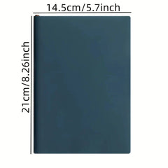 A5 PU Leather Softcover Notebook , Waterproof Journal for Writing Diary, Cute Travel Note Taking Planner for Office School Supplies, Gift for Women Men