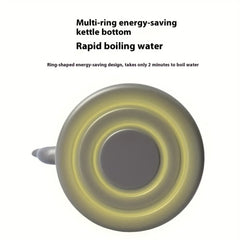 Camping Tea Kettle-New Aluminum Alloy Construction, Wooden Handle