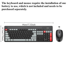 Hot Selling USB Keyboard and Mouse Sets Silent Commercial & Home Wireless Keyboard and Mouse for Desktop Computers and Laptops
