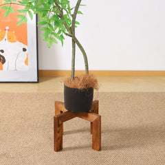 Strong Durable Planter Garden Display Bonsai Holder Plant Stand Shelf Flower Pot Trays Wood Rack