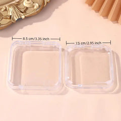 Hot！10/20PCS Press-On Nail Storage Acrylic Boxes Transparent Clear Nail Boxes Jewelry Storage Tool Accessories