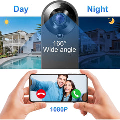 1080p Wireless Video Doorbell Camera Wifi Smart Door Bell Tuya Smart
