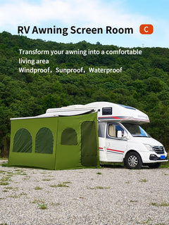 Caravan Awning Tent RV Screen Room Family Room Camper Privacy Room