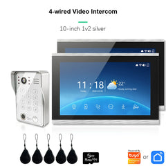 ANJIELO Doorbell Video Intercom System for Home Doorphone Tuya Smart 1080P Monitor Motion Detection Digital Photo Frame
