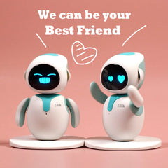 Eilik - Cute Robot Pets Toys with Abundant Emotions, Animations & Mini-Games, Your Perfect Desk Touch Interactive Companion.