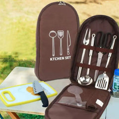Portable Cooking Utensil Organizer Bag for Outdoor Camping Travel  Storage for  Equipment