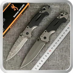 Folding Knife Outdoor Stainless Steel Pocket Knife Carry Folding Knife Fruit Knife Camping Portable High Hardness Sharpness
