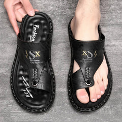 Brand Men's Sandals Summer Soft Soled Anti Slip Beach Shoes Male