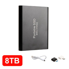 4TB Mini External Solid State Drive Portable SSD 8TB Hard Drive Small